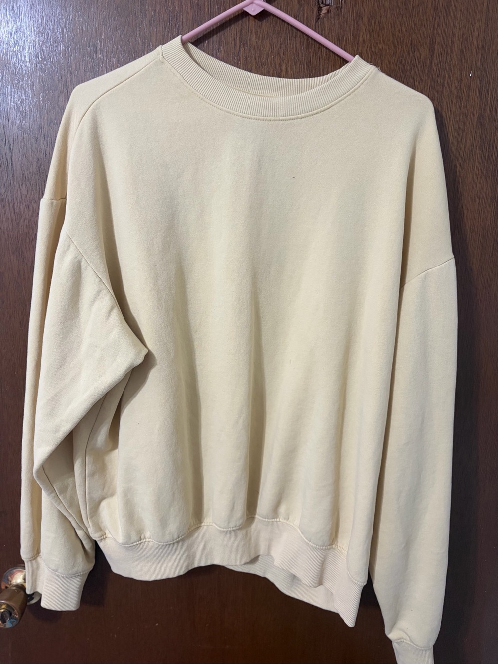 H&M loose fit pullover yellow
